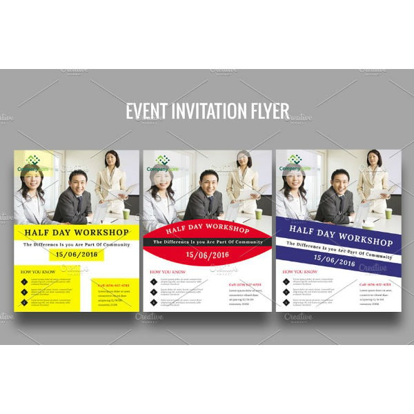 financial event invitation template