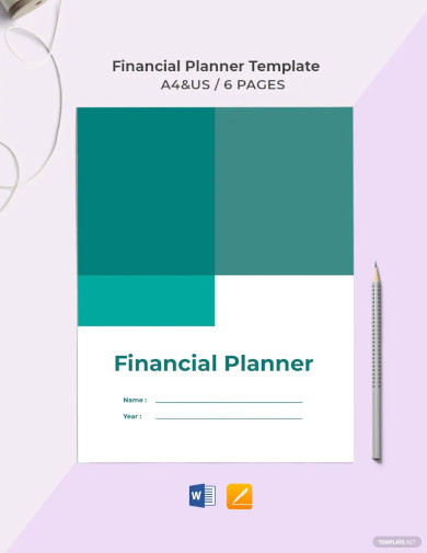 financial planner template