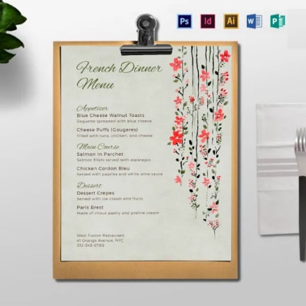 floral-dinner-menu-card-layouts