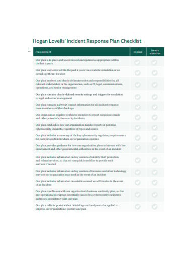 formal-incident-response-checklist-template