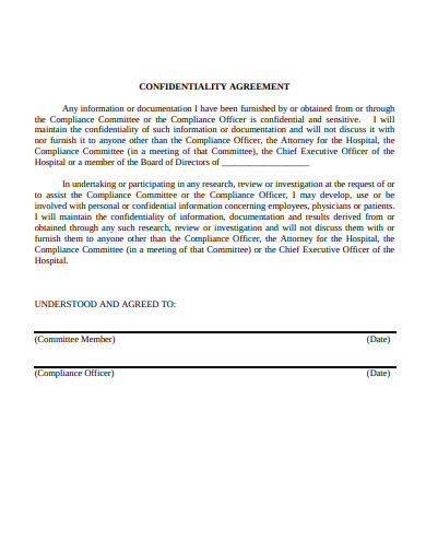 10+ Meeting Confidentiality Agreement Templates in Google Docs | Word ...