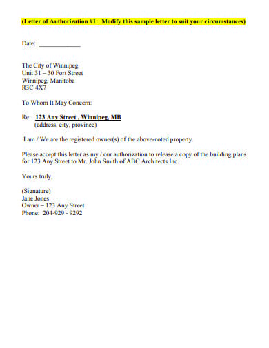 Authorization Letter Template Philippines Download