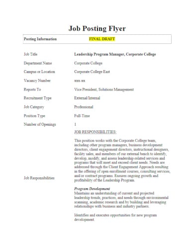 format job recruitment flyer template5