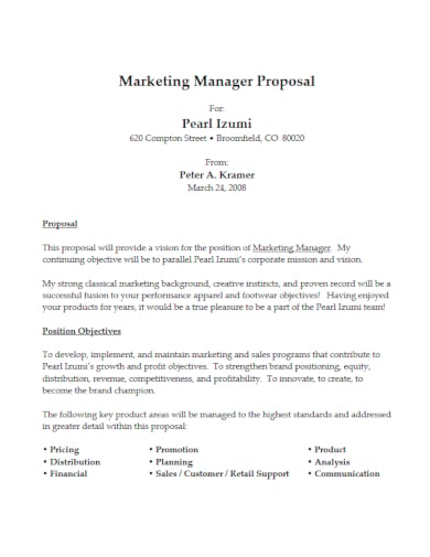 formatted job proposal template