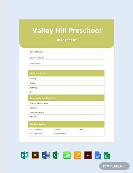 free-blank-preschool-report-card-template1