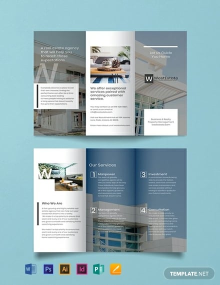 free commercial real estate brochure template 440x570 1