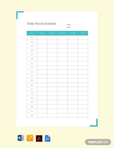 free-daily-hourly-schedule-example