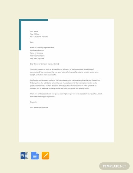 free formal letter of interest template 440x570