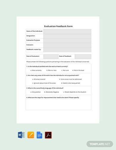 free-hr-evaluation-feedback-form