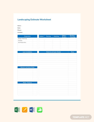 free-landscape-estimate-worksheet-template