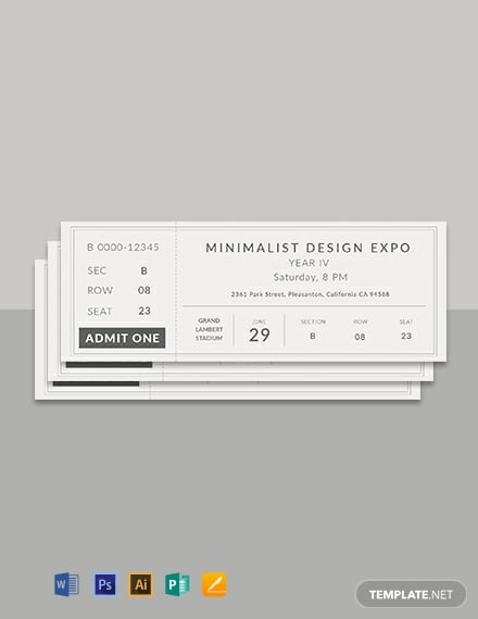 free minimalist ticket template 440x570 1