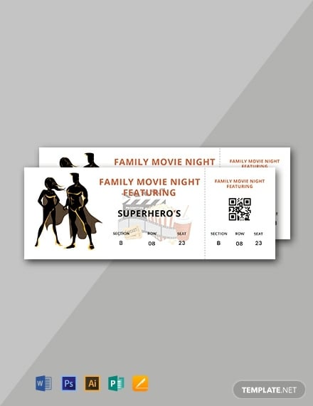 free movie night ticket template 440x570 1