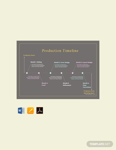 Image 6 for Film Production Timeline Template