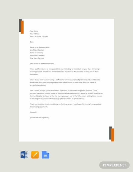 free professional letter of interest template 440x570