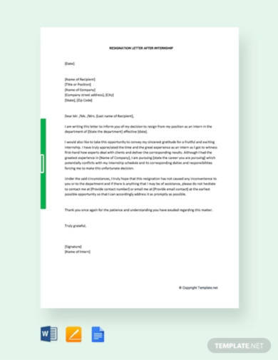 15+ Best Resignation Letter Templates in Google Docs | Word | Pages | PDF