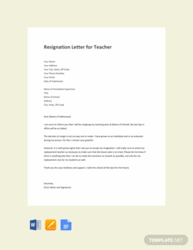 free-resignation-letter-template-for-teacher