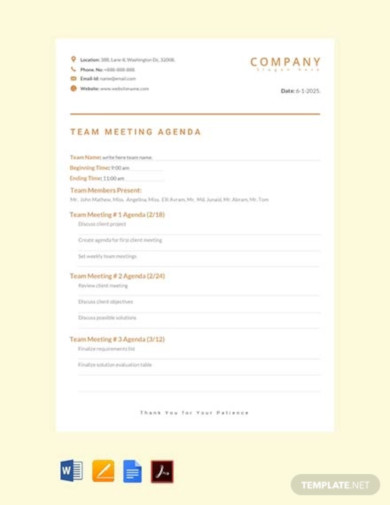 meeting agenda template google doc