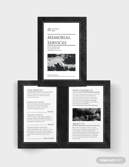 funeral-memorial-bi-fold-brochure-example