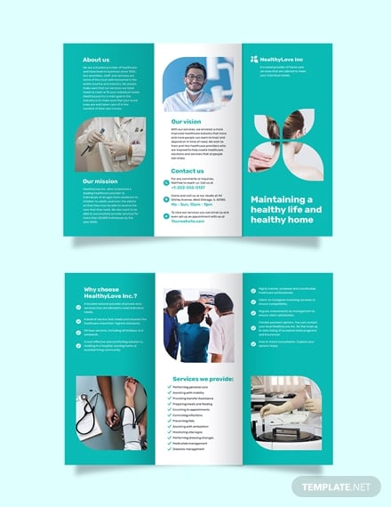 home-healthcare-tri-fold-brochure