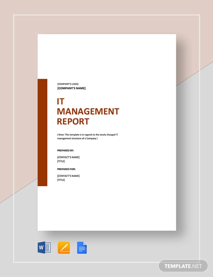 IT Report Template- 10+ Free Word, PDF Format Download