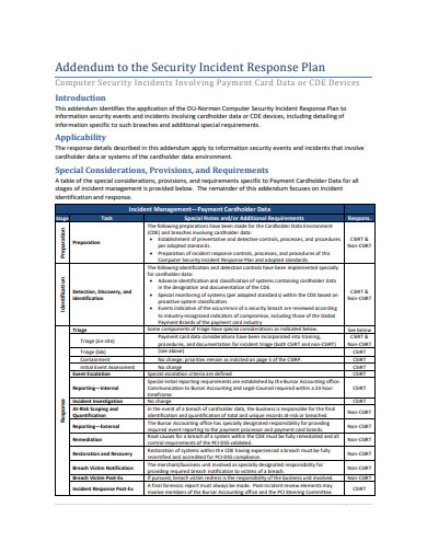 incident response plan in pdf