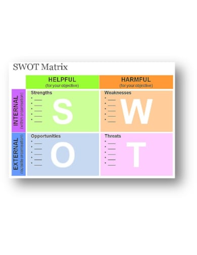 integrated hospital swot analysis template
