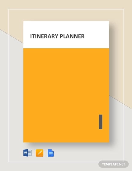 itinerary-planner-template