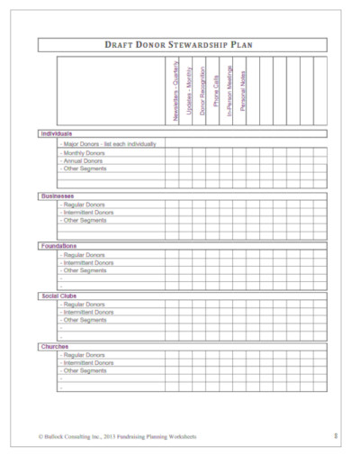 layout fundraiser worksheet template