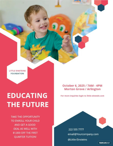 little-einsteins-kindergarten-flyer-template
