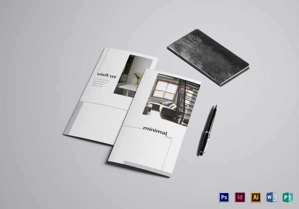 luxurious apartment brochure template