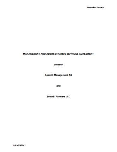 management-and-administrative-services-agreement