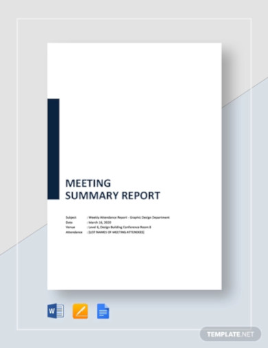 meeting-summary-report-template