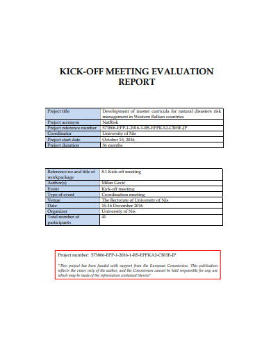meetings-evaluation-report