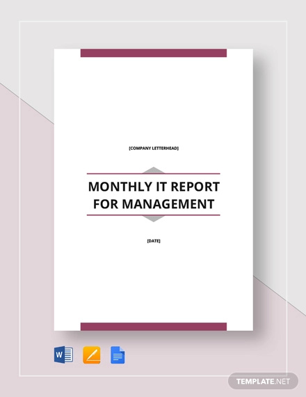 IT Report Template- 10+ Free Word, PDF Format Download