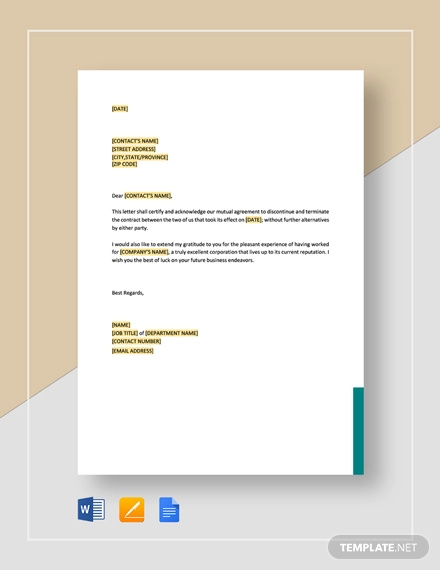 8+ FREE HR Contract Templates - Sample Word, Google Docs Example Format ...