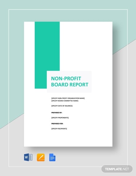 non-profit-board-report-template