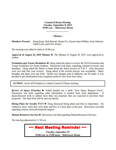 notice-of-next-meeting-reminder-agenda