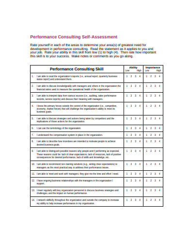 10 Consulting Assessment Templates In Pdf 8671