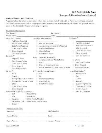 printable project intake form in pdf