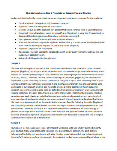 printable research timeline example