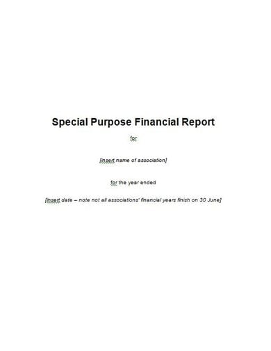 professional financial statement template