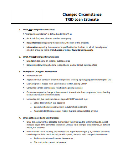 14-loan-estimate-templates-pdf