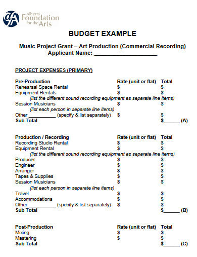 professional-production-budget-template