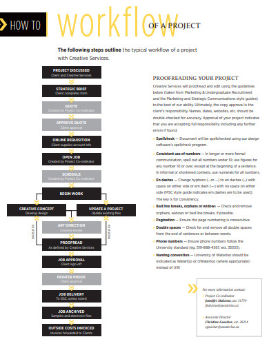 8+ Project Workflow Templates in PDF