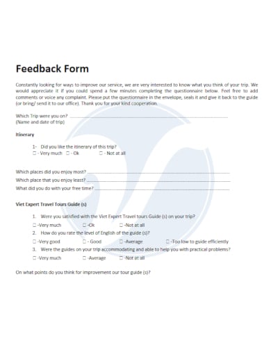 professional travel agency form template