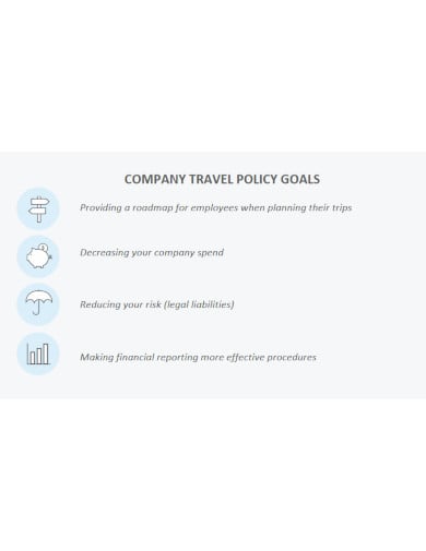 professional travel policy template