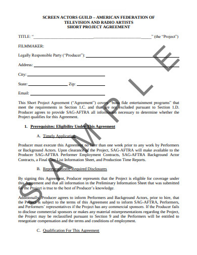 17 Project Agreement Templates In Pdf Xls