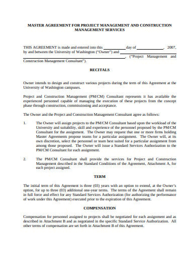 project-agreement-template
