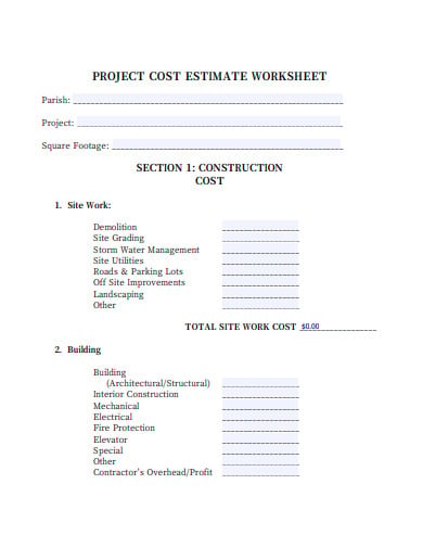 project-cost-estimate-worksheet