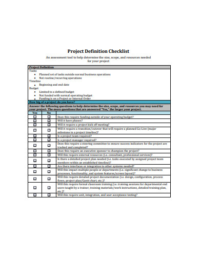 project-definition-checklist-format